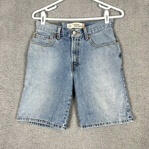 Levi's Women 569 Loose Straight Denim Jean Shorts Sz 12 measures 27x10 Mom